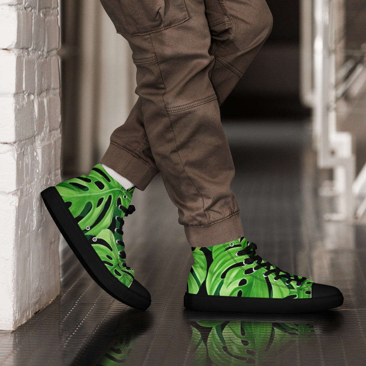 Men's High Top Canvas Sneakers | Stylish Casual Footwear for Comfort