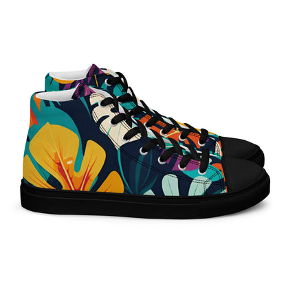 Stylish Men’s High Top Canvas Sneakers | Comfortable and Trendy Footwear