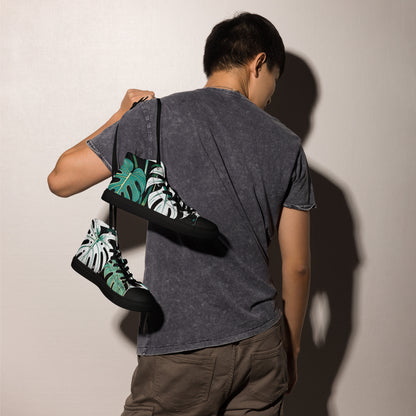 Men's High Top Canvas Sneakers | Stylish Casual Footwear for Everyday Wear