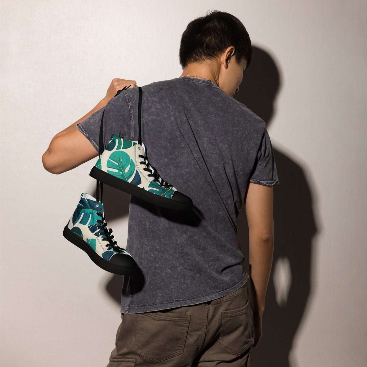 Men's High Top Canvas Sneakers | Stylish Urban Footwear for Casual Wear