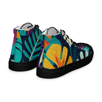 Stylish Men’s High Top Canvas Sneakers | Comfortable and Trendy Footwear
