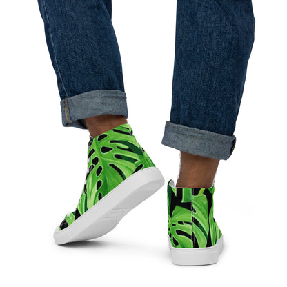 Men's High Top Canvas Sneakers | Stylish Casual Footwear for Comfort