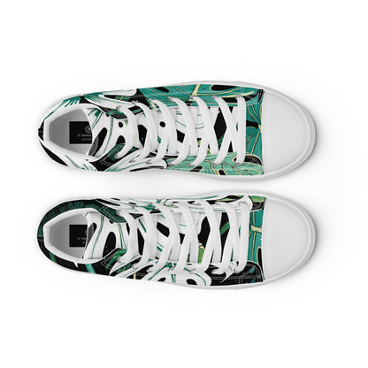 Men's High Top Canvas Sneakers | Stylish Casual Footwear for Everyday Wear