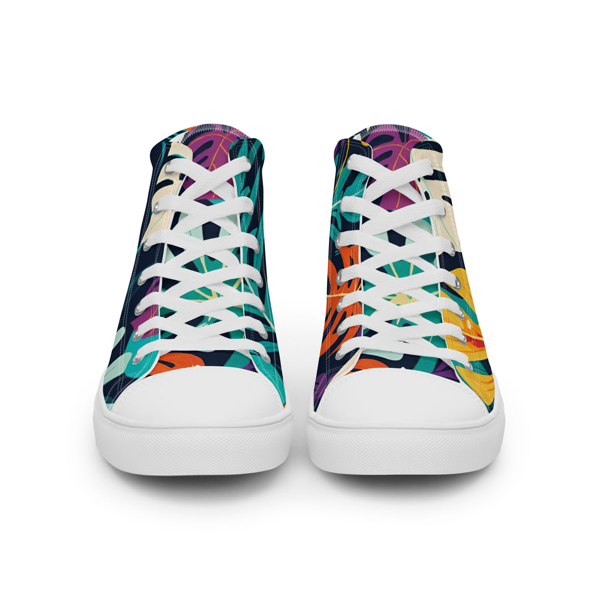 Stylish Men’s High Top Canvas Sneakers | Comfortable and Trendy Footwear