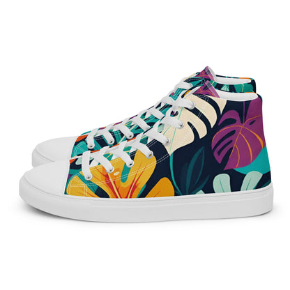 Stylish Men’s High Top Canvas Sneakers | Comfortable and Trendy Footwear