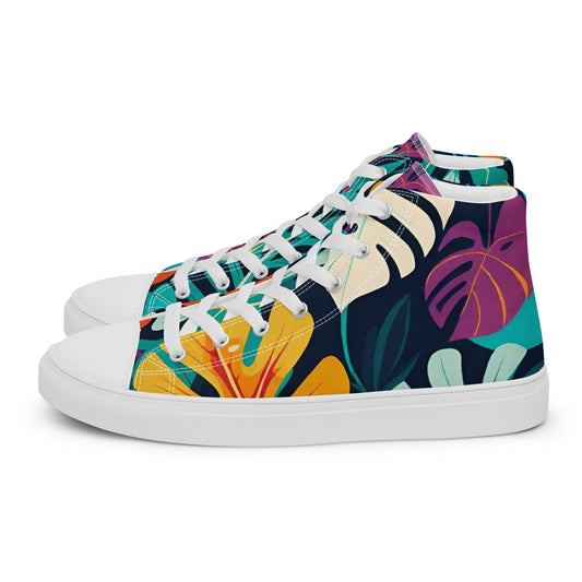 Stylish Men’s High Top Canvas Sneakers | Comfortable and Trendy Footwear