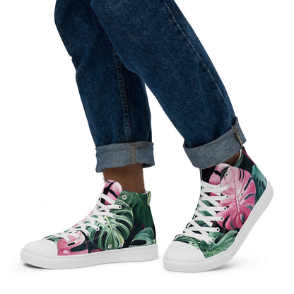 Stylish Men’s High Top Canvas Sneakers | Comfortable Fashion Footwear