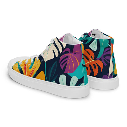 Stylish Men’s High Top Canvas Sneakers | Comfortable and Trendy Footwear