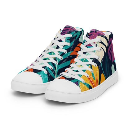Stylish Men’s High Top Canvas Sneakers | Comfortable and Trendy Footwear