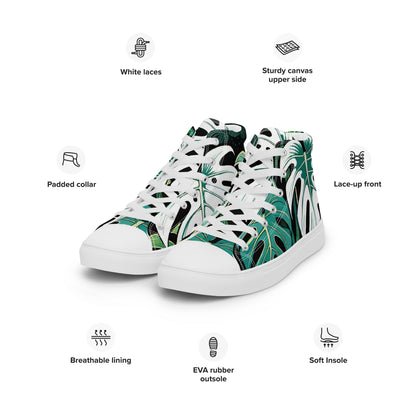 Men's High Top Canvas Sneakers | Stylish Casual Footwear for Everyday Wear