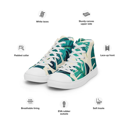 Men's High Top Canvas Sneakers | Stylish Urban Footwear for Casual Wear