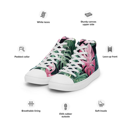 Stylish Men’s High Top Canvas Sneakers | Comfortable Fashion Footwear