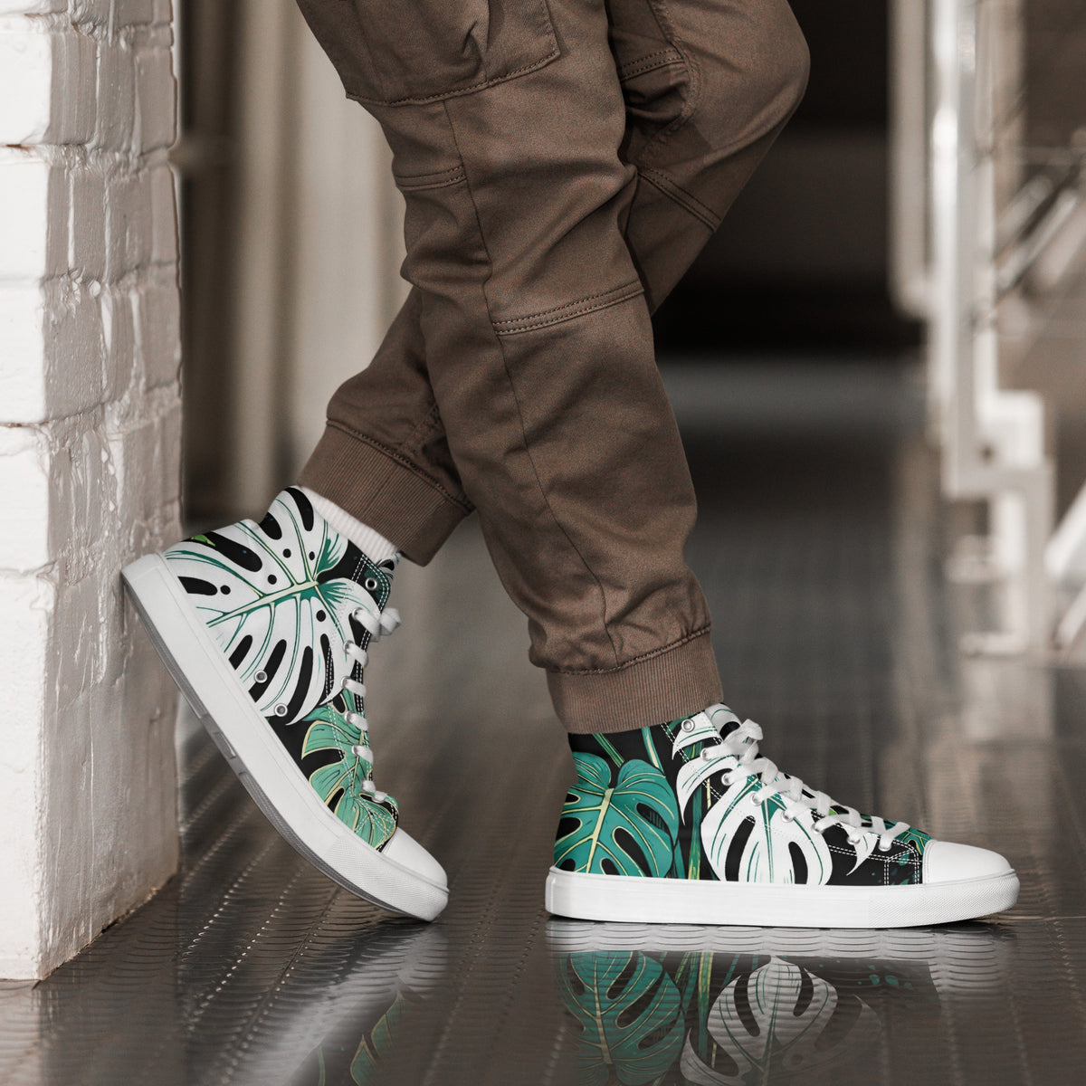 Men's High Top Canvas Sneakers | Stylish Casual Footwear for Everyday Wear