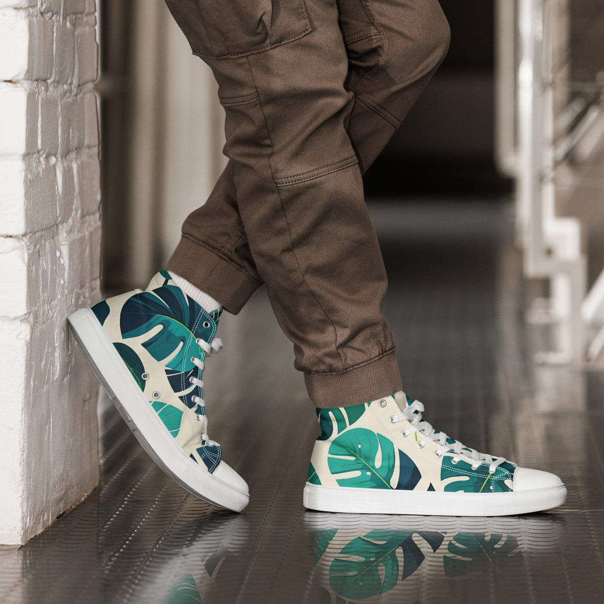 Men's High Top Canvas Sneakers | Stylish Urban Footwear for Casual Wear