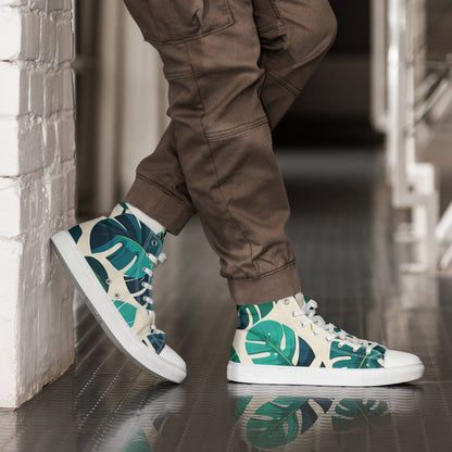 Men's High Top Canvas Sneakers | Stylish Urban Footwear for Casual Wear