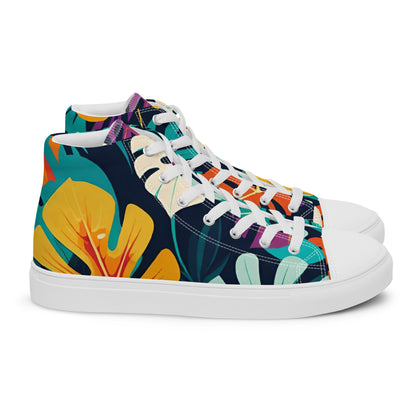 Stylish Men’s High Top Canvas Sneakers | Comfortable and Trendy Footwear
