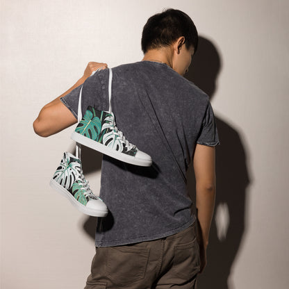 Men's High Top Canvas Sneakers | Stylish Casual Footwear for Everyday Wear