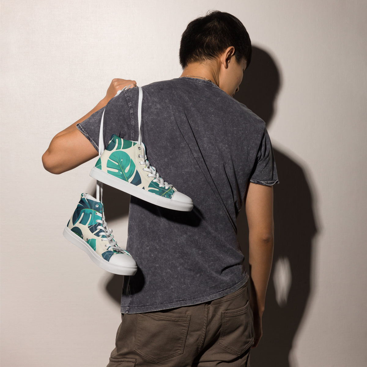 Men's High Top Canvas Sneakers | Stylish Urban Footwear for Casual Wear