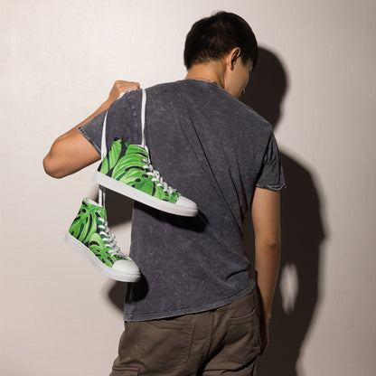Men's High Top Canvas Sneakers | Stylish Casual Footwear for Comfort
