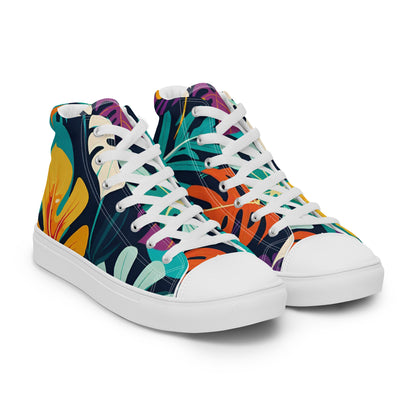 Stylish Men’s High Top Canvas Sneakers | Comfortable and Trendy Footwear