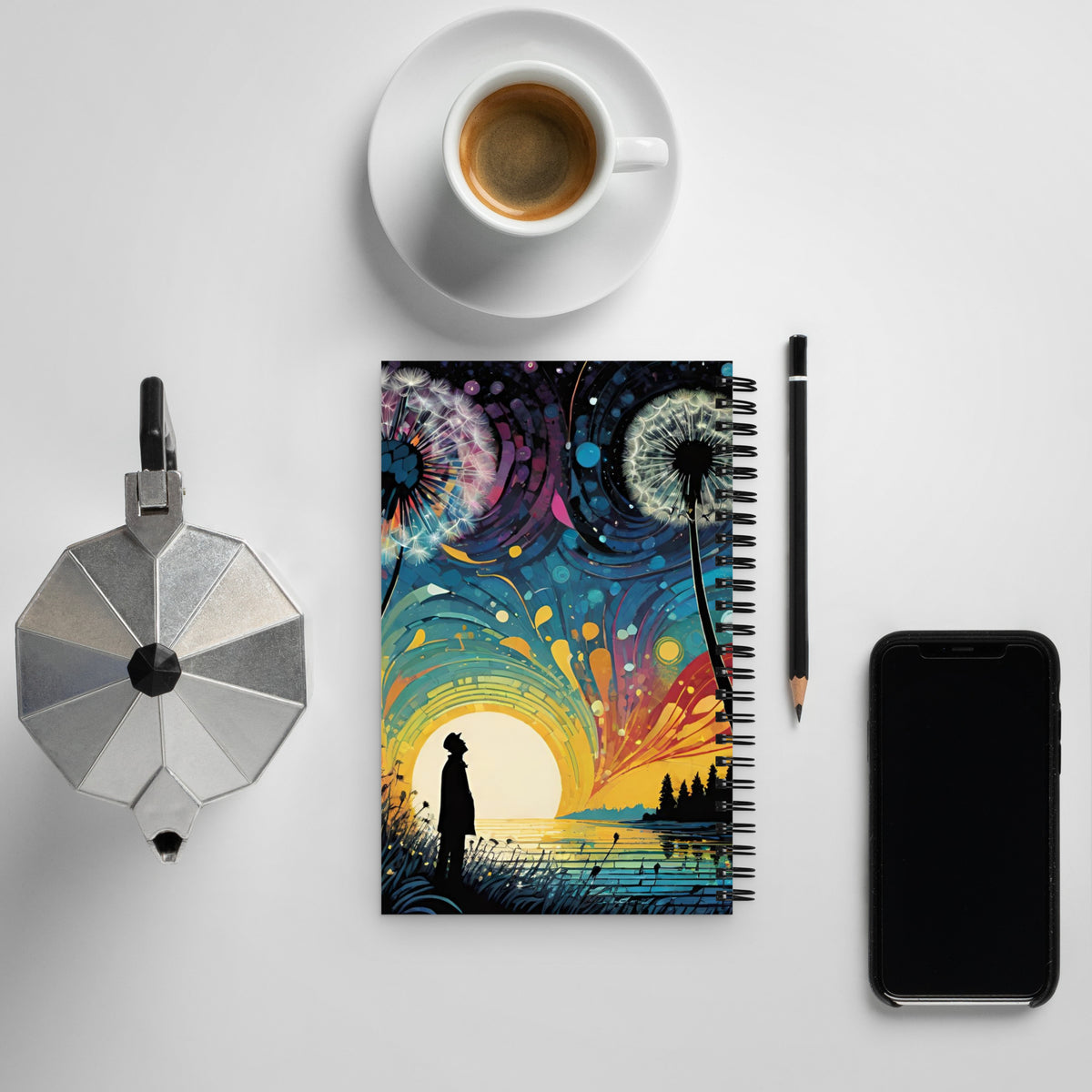 Durable Spiral Notebook | 100 Wide Ruled Sheets for School & Notes