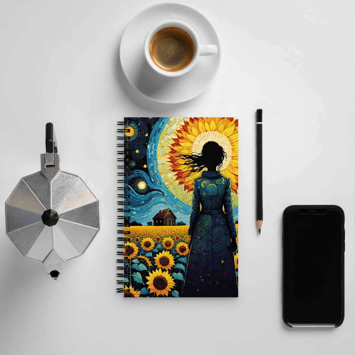 Premium Spiral Notebook | Eco-Friendly College Ruled Note Pad | Journaling