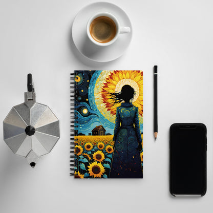 Premium Spiral Notebook | Eco-Friendly College Ruled Note Pad | Journaling