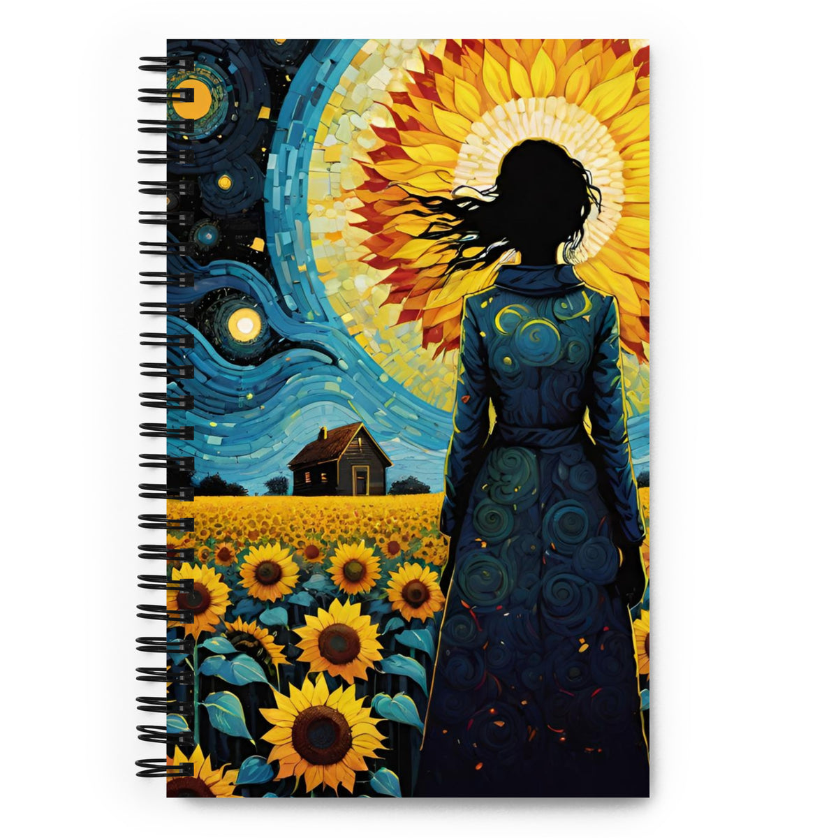 Premium Spiral Notebook | Eco-Friendly College Ruled Note Pad | Journaling