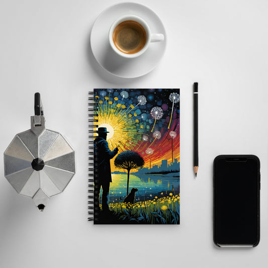 Durable Spiral Notebook | 100 Wide Ruled Sheets for School & Notes