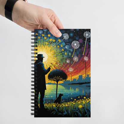 Durable Spiral Notebook | 100 Wide Ruled Sheets for School & Notes