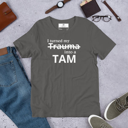 I Turned My Trauma Into a TAM T-Shirt | Funny Startup Founder Tee | Pitch Deck Humor