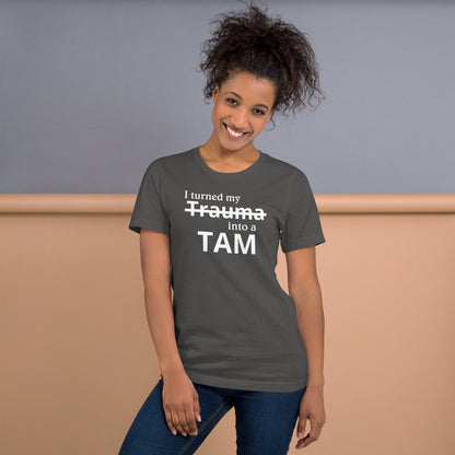 I Turned My Trauma Into a TAM T-Shirt | Funny Startup Founder Tee | Pitch Deck Humor