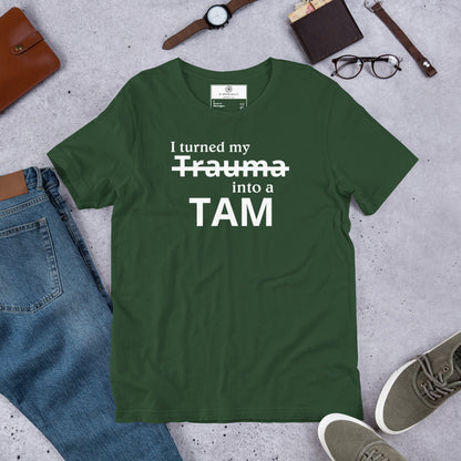 I Turned My Trauma Into a TAM T-Shirt | Funny Startup Founder Tee | Pitch Deck Humor