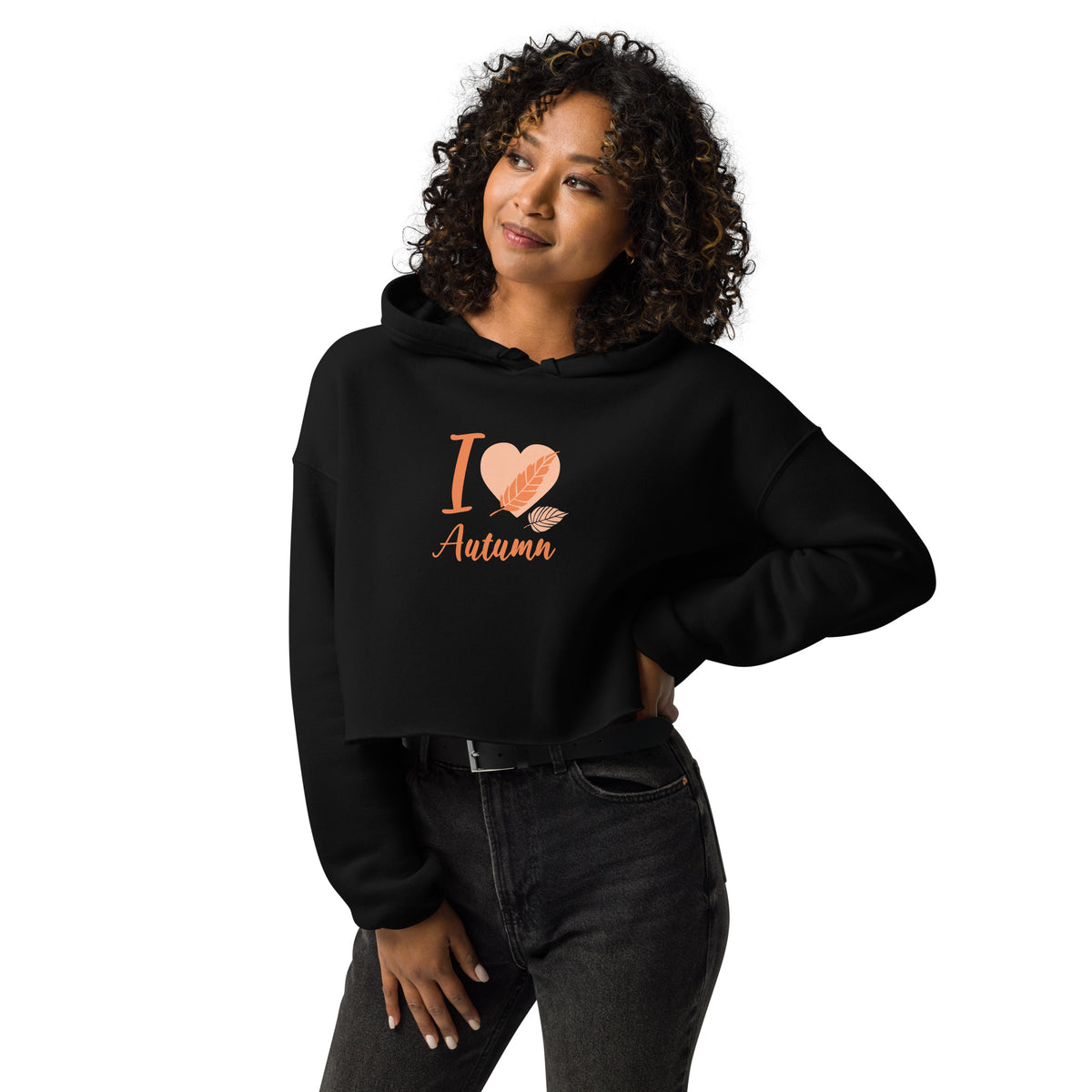 Trendy Women's Crop Hoodie | Stylish Casual Hooded Sweatshirt | Comfy Streetwear