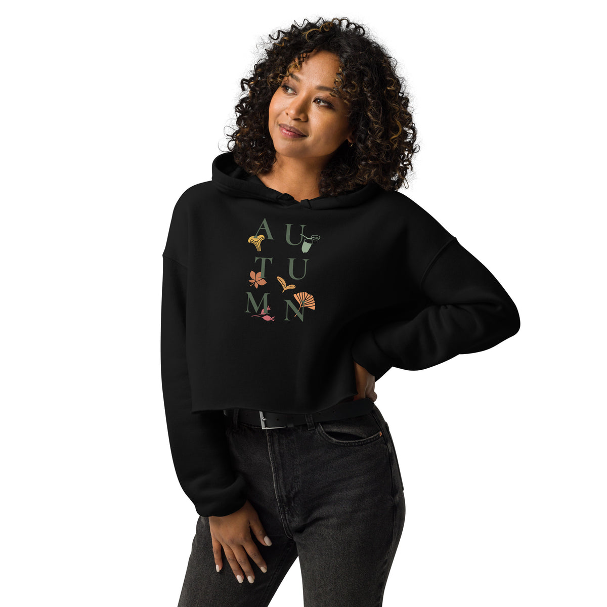 Stylish Women's Crop Hoodie | Cozy Athleisure Pullover for Everyday Wear
