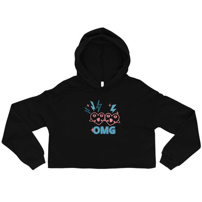 Women’s Stylish Crop Hoodie | Trendy Casual Pullover Sweatshirt | Fashionable Cozy Wear