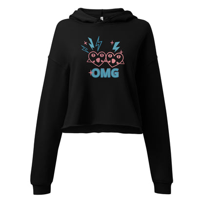 Women’s Stylish Crop Hoodie | Trendy Casual Pullover Sweatshirt | Fashionable Cozy Wear