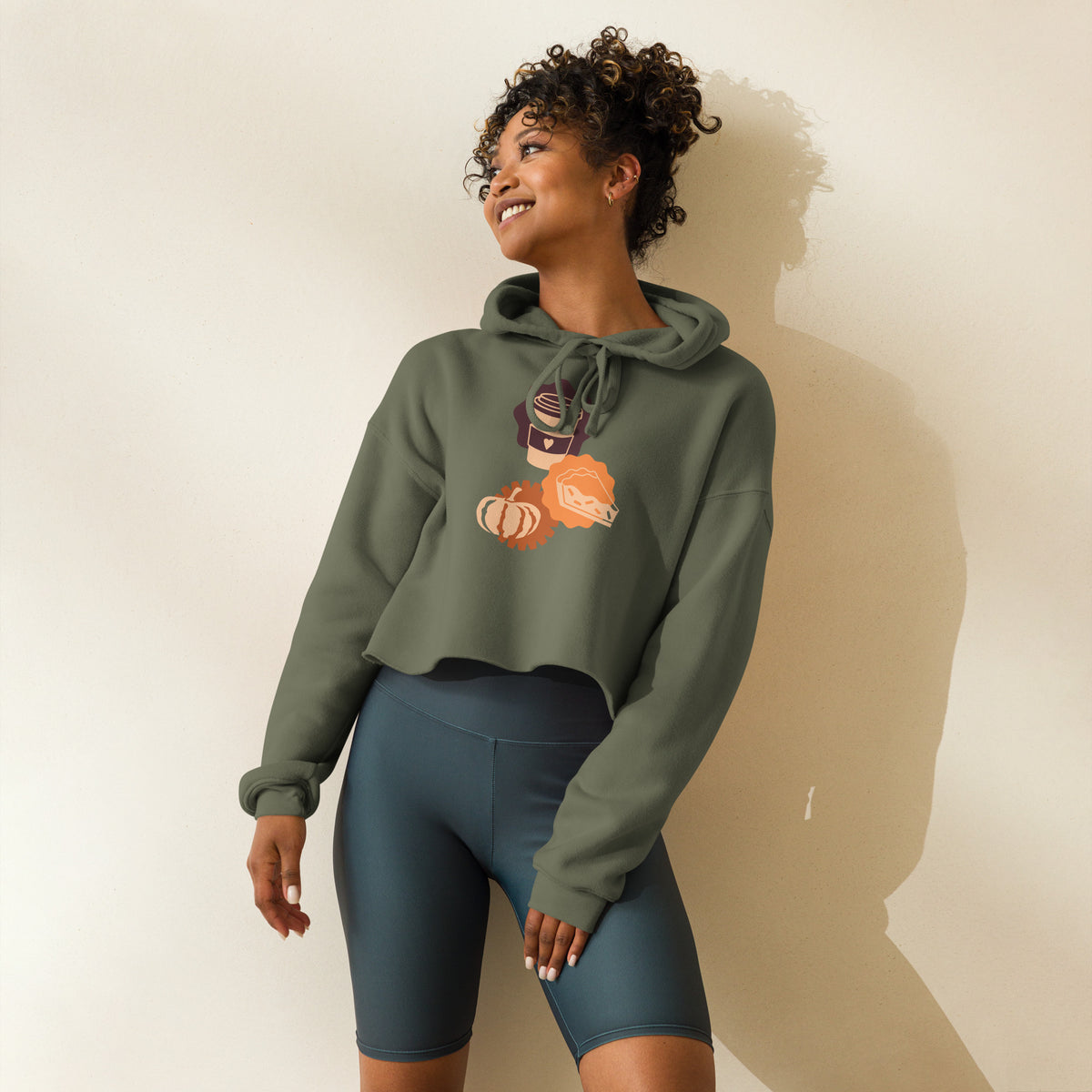 Trendy Women's Crop Hoodie | Stylish Casual Pullover for Everyday Wear