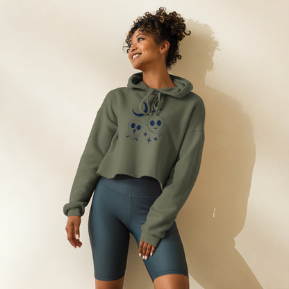Trendy Women's Crop Hoodie | Stylish Urban Fashion Pullover Top