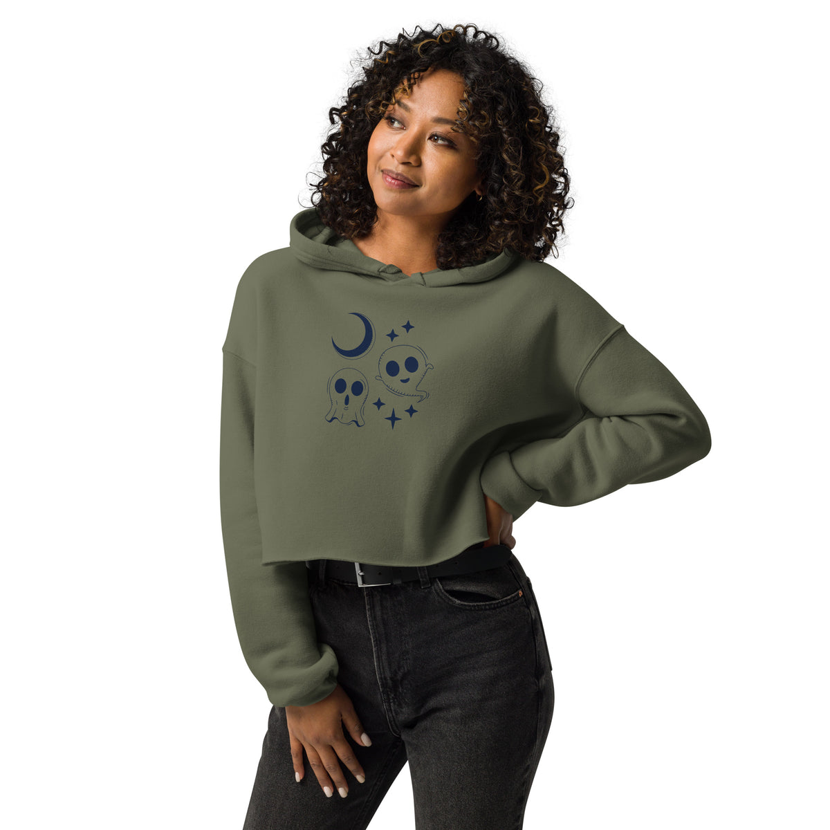 Trendy Women's Crop Hoodie | Stylish Urban Fashion Pullover Top