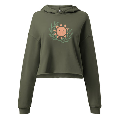 Trendy Women's Crop Hoodie | Stylish Casual Pullover for Fall
