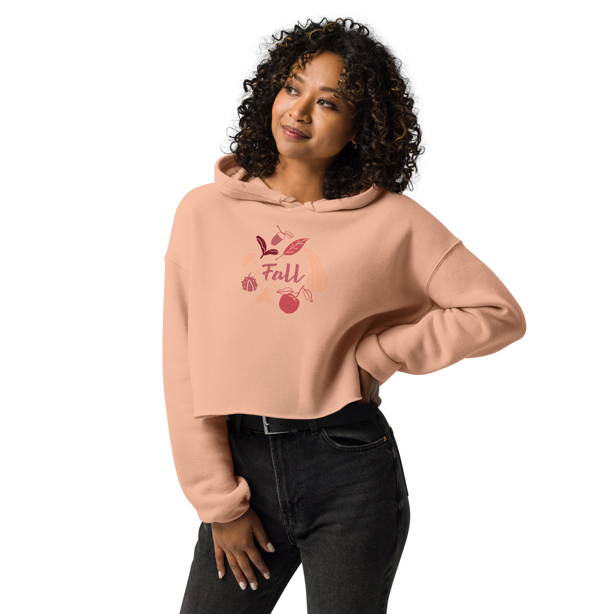 Stylish Women's Crop Hoodie | Warm Casual Pullover for Year-Round Wear