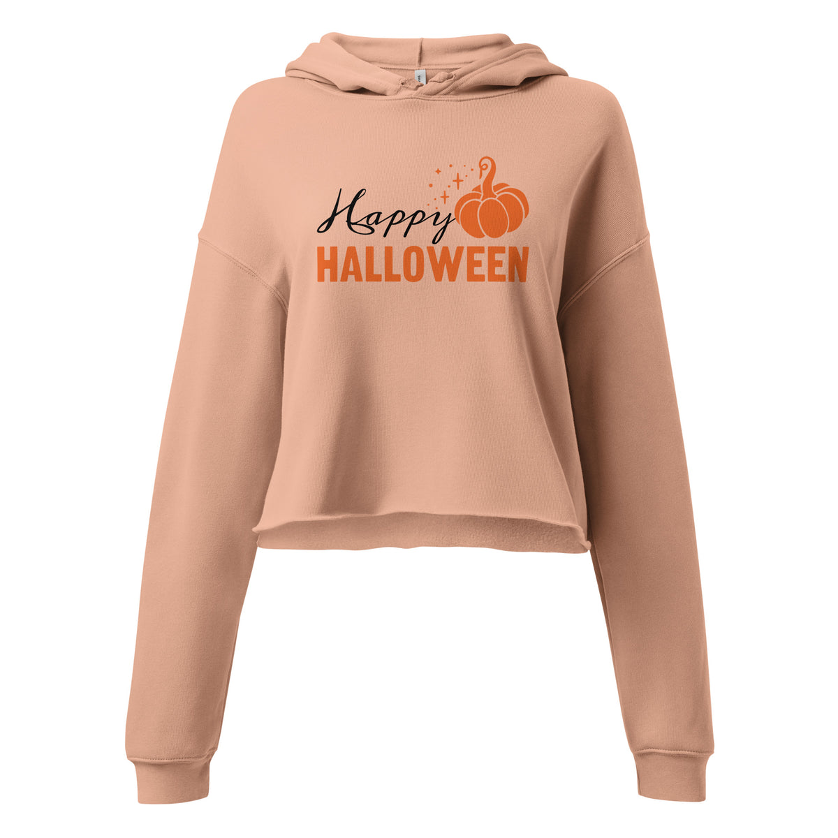 Chic Women's Crop Hoodie | Soft Cotton Blend Casual Fall Fashion