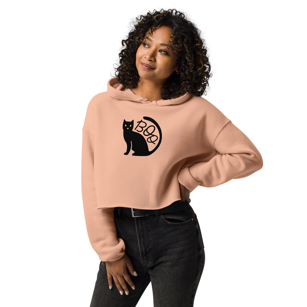 Trendy Crop Hoodie for Women | Stylish Oversized Casual Pullover