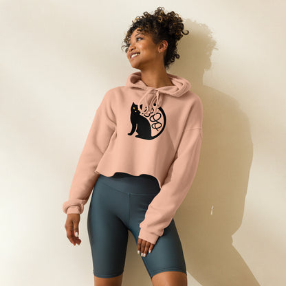 Trendy Crop Hoodie for Women | Stylish Oversized Casual Pullover