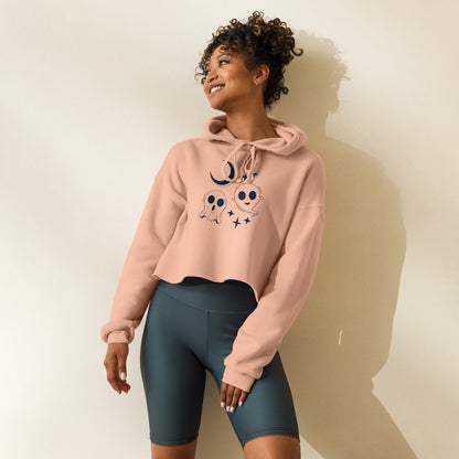 Trendy Women's Crop Hoodie | Stylish Urban Fashion Pullover Top