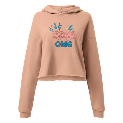 Women’s Stylish Crop Hoodie | Trendy Casual Pullover Sweatshirt | Fashionable Cozy Wear