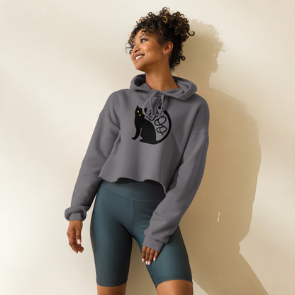 Trendy Crop Hoodie for Women | Stylish Oversized Casual Pullover