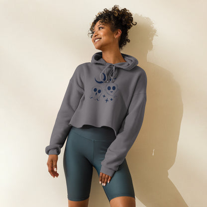 Trendy Women's Crop Hoodie | Stylish Urban Fashion Pullover Top