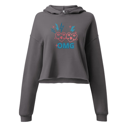 Women’s Stylish Crop Hoodie | Trendy Casual Pullover Sweatshirt | Fashionable Cozy Wear